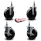 Service Caster Assure Parts 190CW2525KIT Replacement Caster Set with Brakes, 4PK ASS-SCC-TS20S514-POS-121310-2-TLB-2 - alternate 2